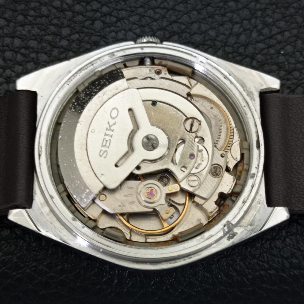 Seiko AUTOMATIC JAPAN MENS VINTAGE BROWN COLOR DIAL WATCH A701443-5 R206b-a701443