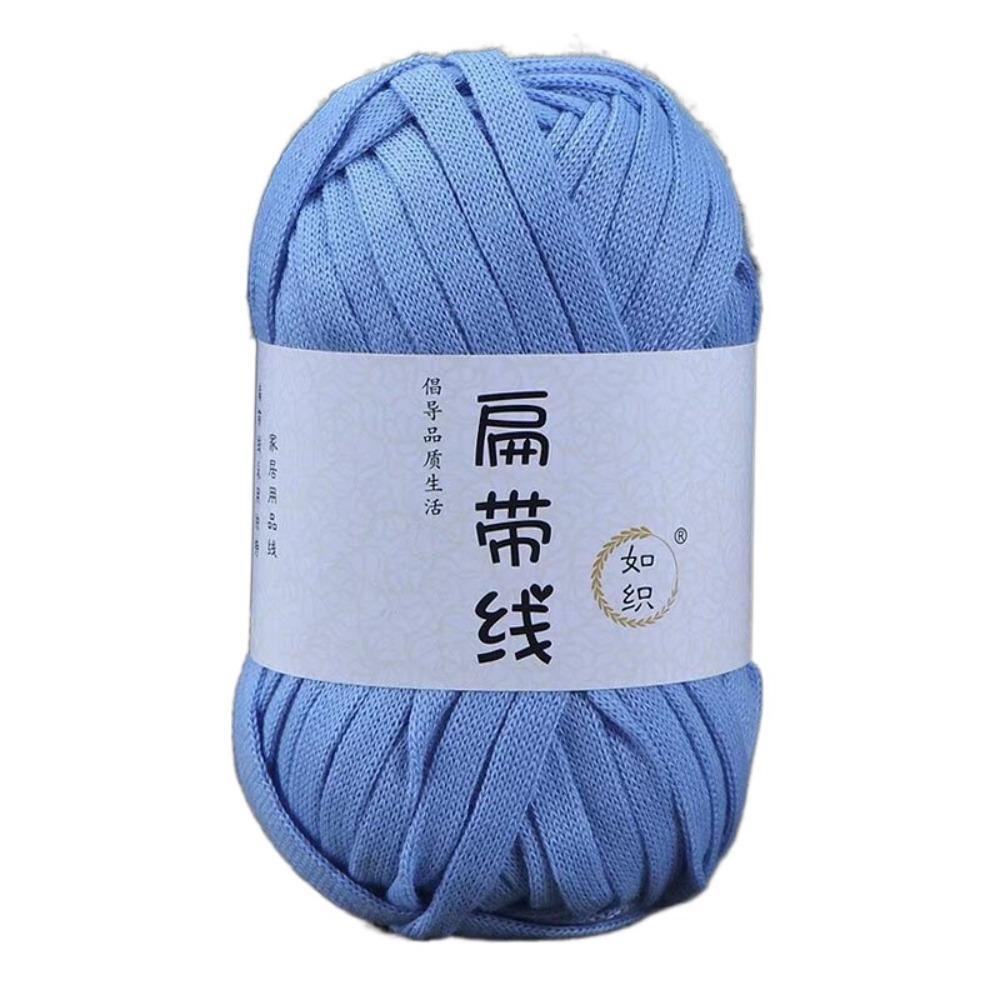 Elastic Knitting Yarn DIY Crochet Carpets Yarn Terylene Flat Thread T-Shirt Yarn  Sewing
