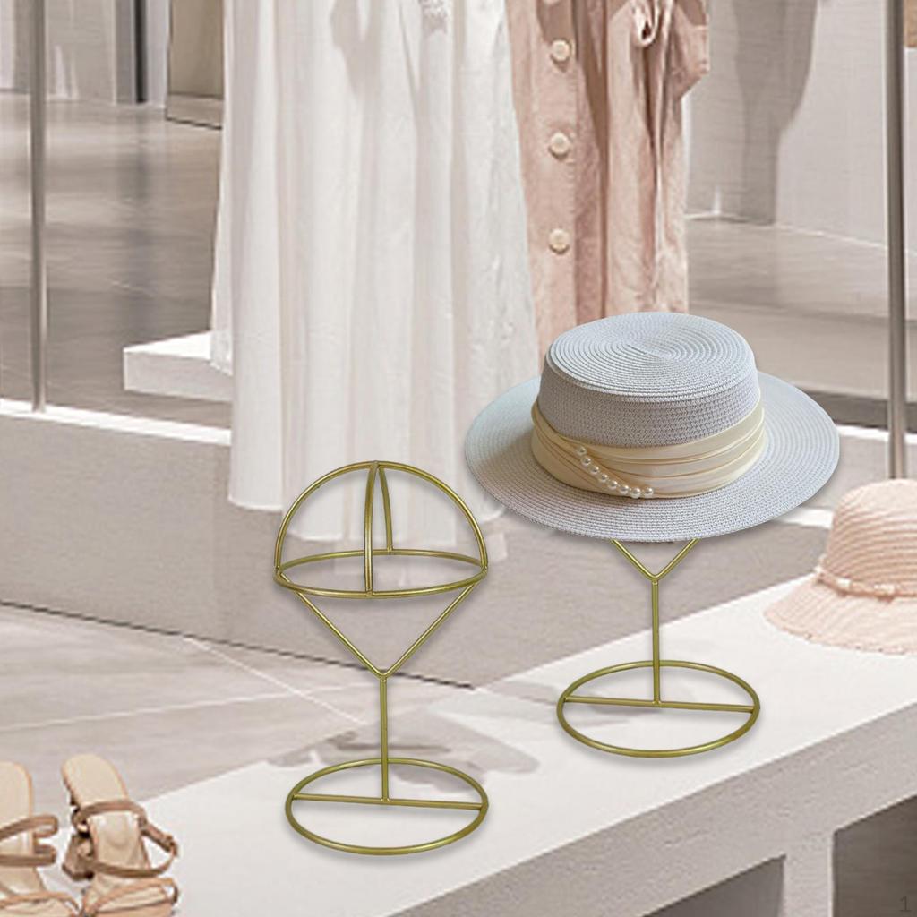 Cap Display Stand Hat Displaying Rack Simple Dome Design Multipurpose Decoration Holder Storage