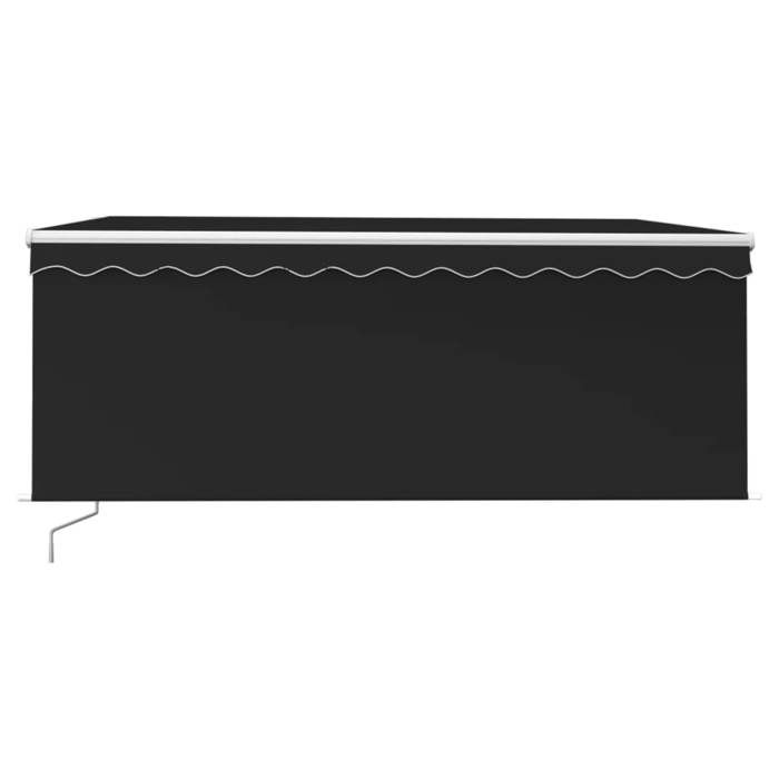 Maison Exclusive - Auvent manuel rétractable avec store 3x2,5 m Anthracite