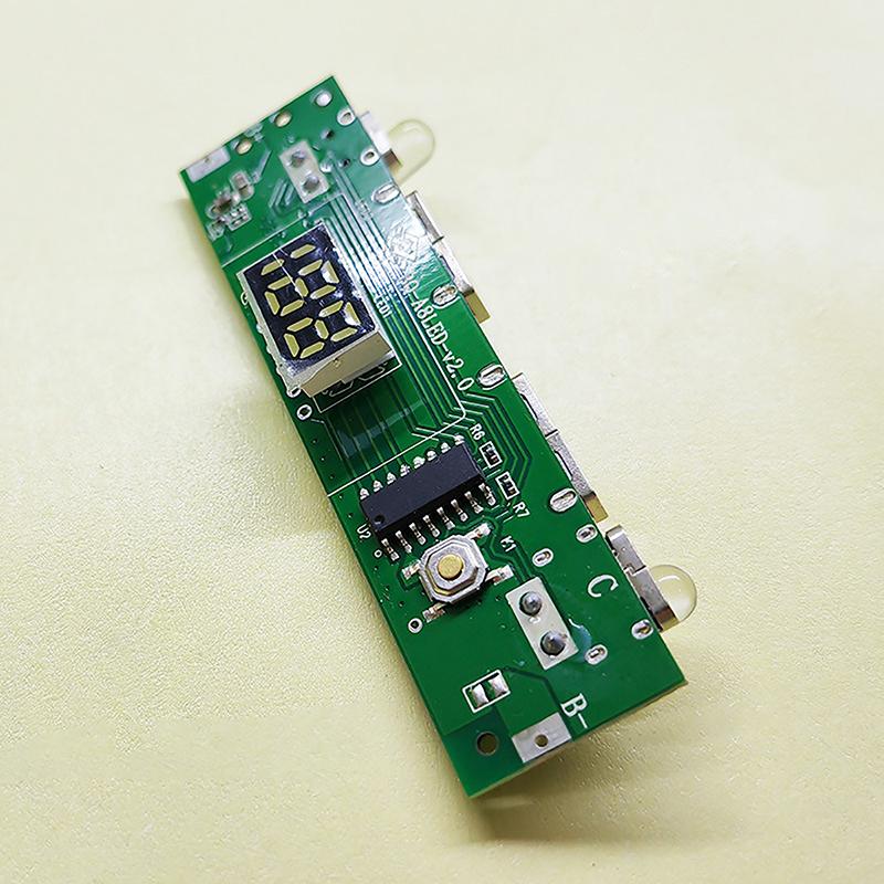 5 В 2 А цифровой дисплей Power Bank Circuit Strip Module Type-C Micro Usb A8188Mobile Power Motherboard