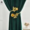 Creative Non Perforated Curtain Straps Simple and Luxurious Metal Butterfly Casual Design Curtain Buckle