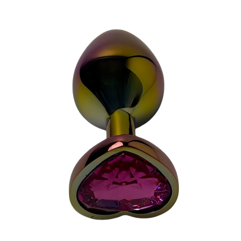Metal Aluminum Alloy Crystal Jewelry Butt Plug Adult Anal Sex Toys