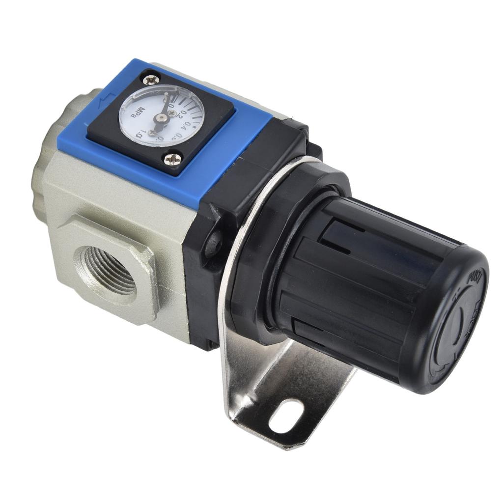 Compressor Regulator Aluminum Alloy Pressure Regulating Valve with Gauge 0.05‑0.9Mpa