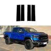 4 X Door Pillar Post Trims Stickers Fits For Dodge RAM 1500 2500 3500 2009-2018