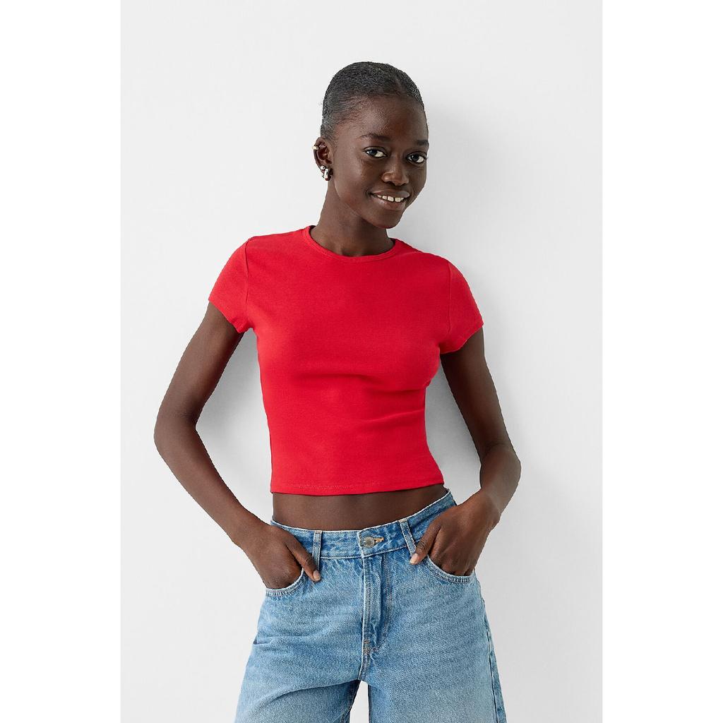 Футболка с коротким рукавом и круглым вырезом