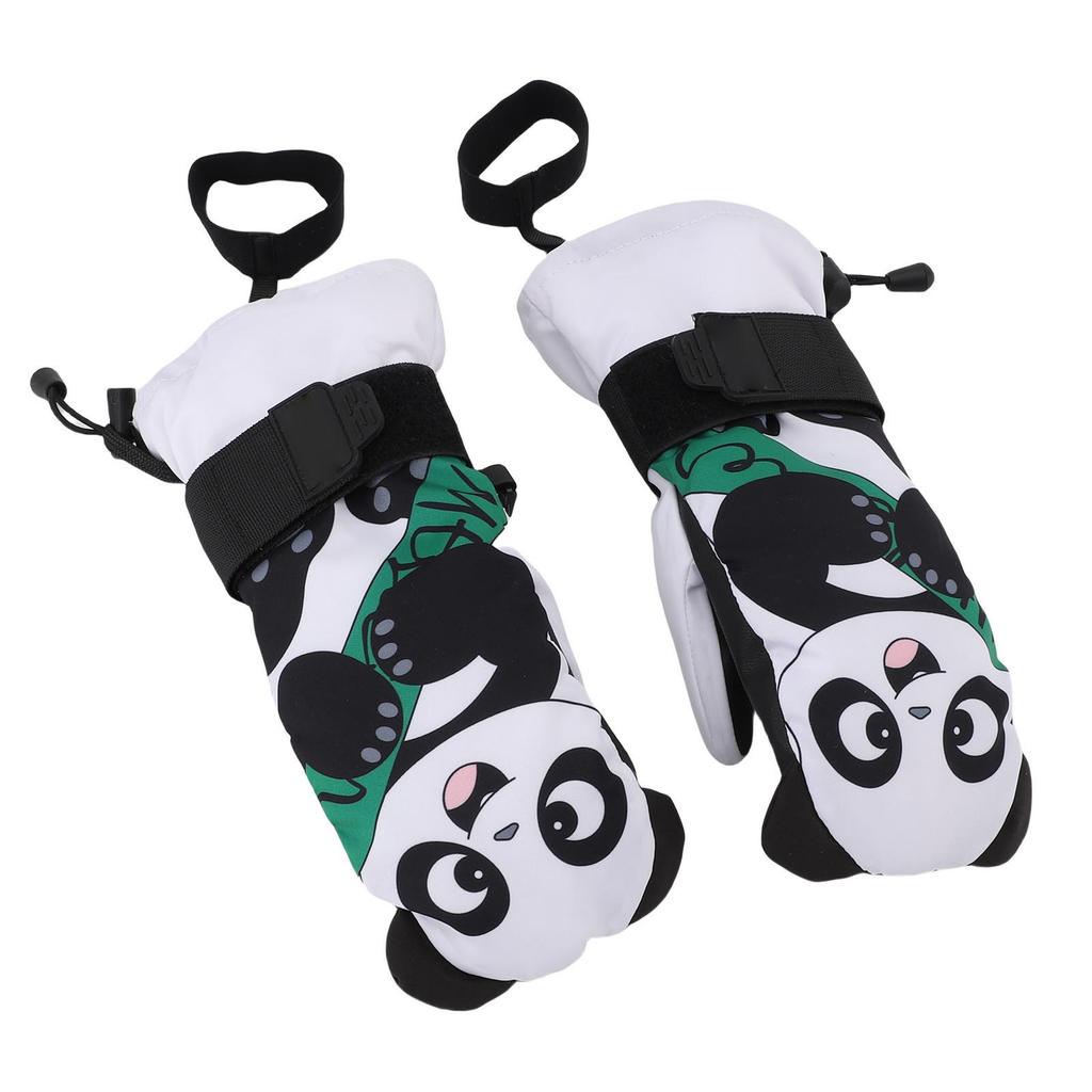 1 пара детских лыжных перчаток, нескользящие снежные варежки, теплые, износостойкие, водонепроницаемые перчатки для сноуборда Pand