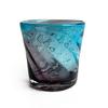 Kubagasaya Ryukyu Glass Ryukyu Glass Rocks Glass Okinawa Souvenir Churaumi Rocks Glass Purple X Blue Cold Tea Glass Cup Cup