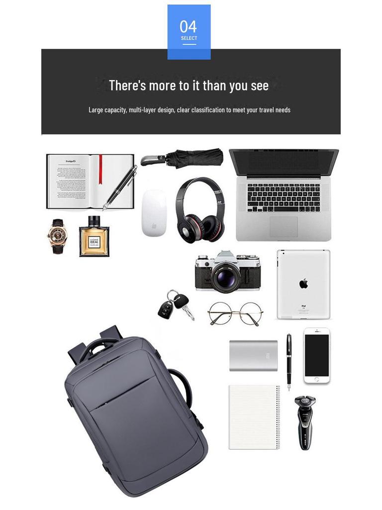 Набор дорожных рюкзаков большой вместимости с отделением для сухого/влажного - Идеально подходит для деловых поездок