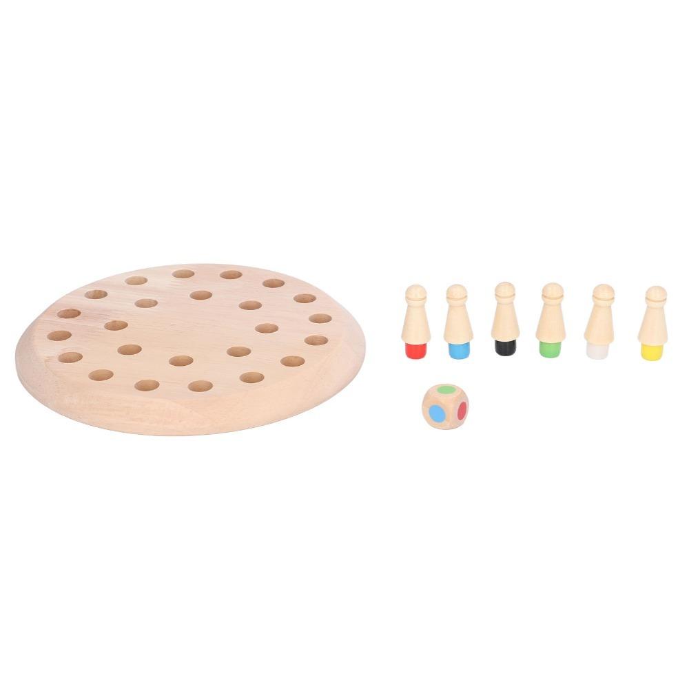 Memory Training Wooden Board Game Educational Blocks Block Board Game  Early Learning