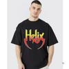 Распродажа Футболка Helix Rock Band Черная с коротким рукавом Все размеры