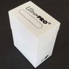 Ultra Pro Vertical Deck Box, Standard Deck Case, White