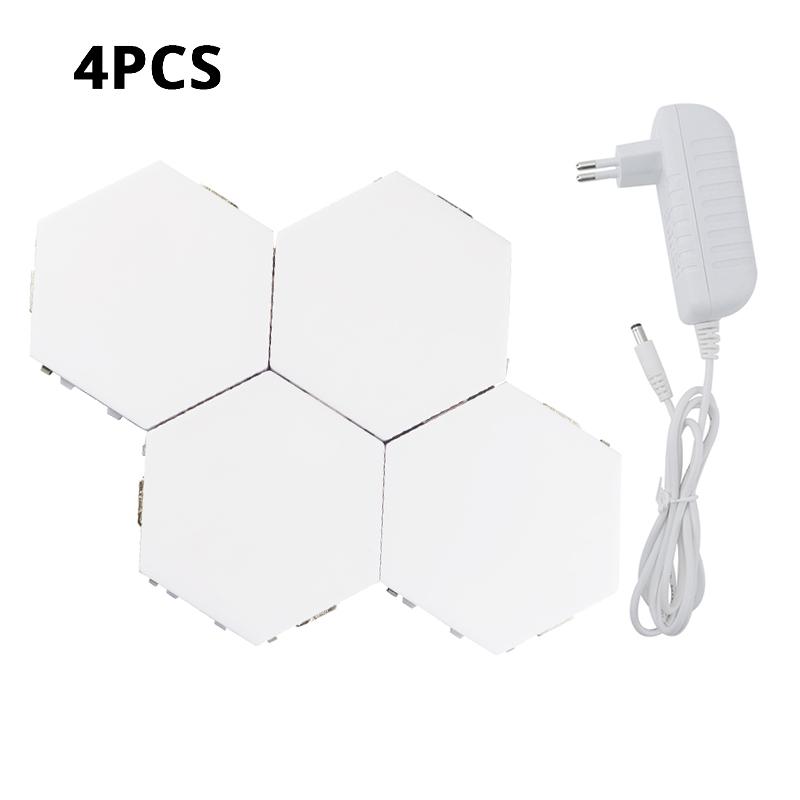 Квантовая лампа, светодиодная панель, магнитные шестиугольники, модульный сенсорный сенсорный светильник, DIY настенное креативное украшение, светодиодная краска