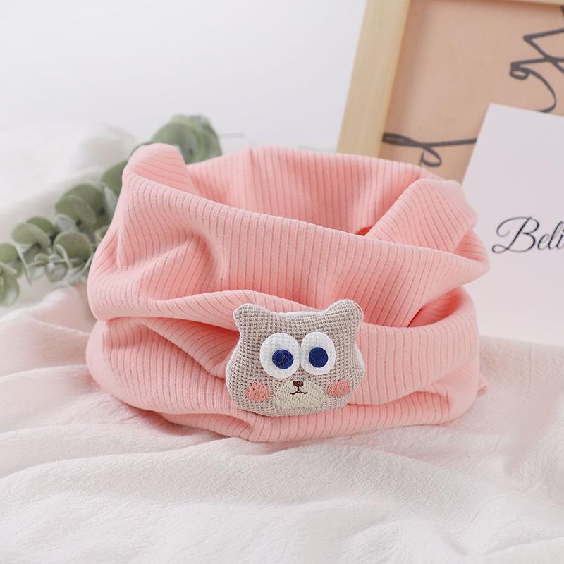 Приятный для кожи осенне-зимний универсальный утолщенный детский плюшевый шейный платок для школьников детский шарф