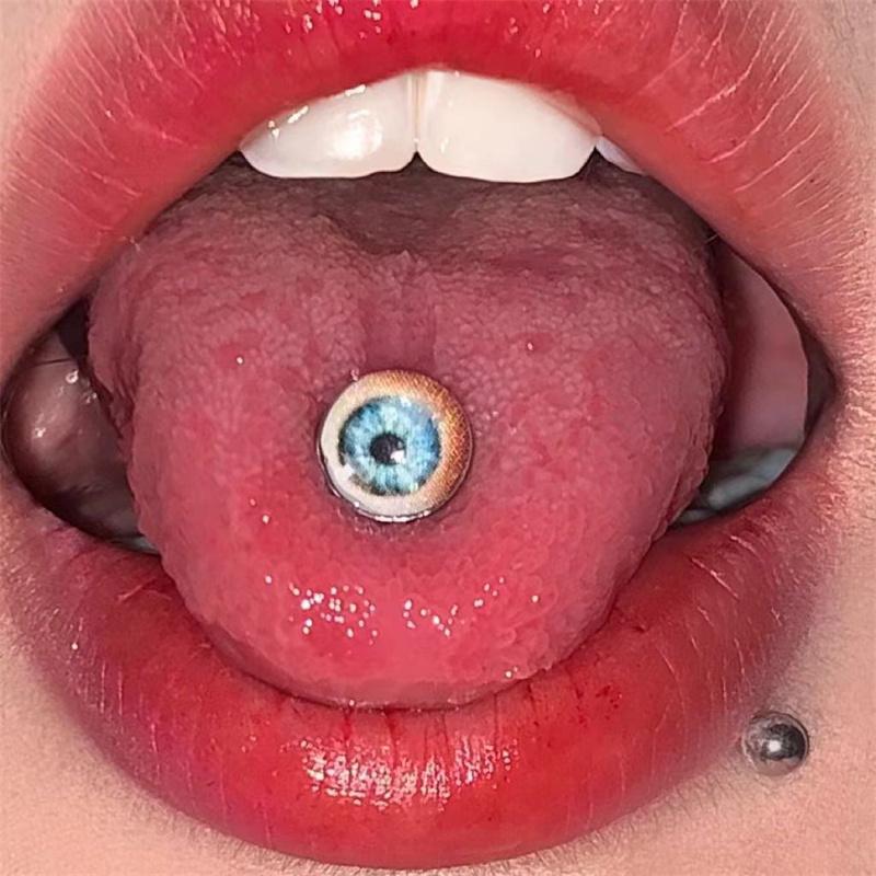 1 шт. Нержавеющая сталь 14G кольца для языка штанга Glowe язык штанга ювелирные изделия для женщин пирсинг языка пирсинг