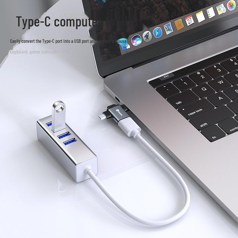 Biaz Двойной OTG-адаптер: Переходник Type-C и Micro USB на USB-флешку