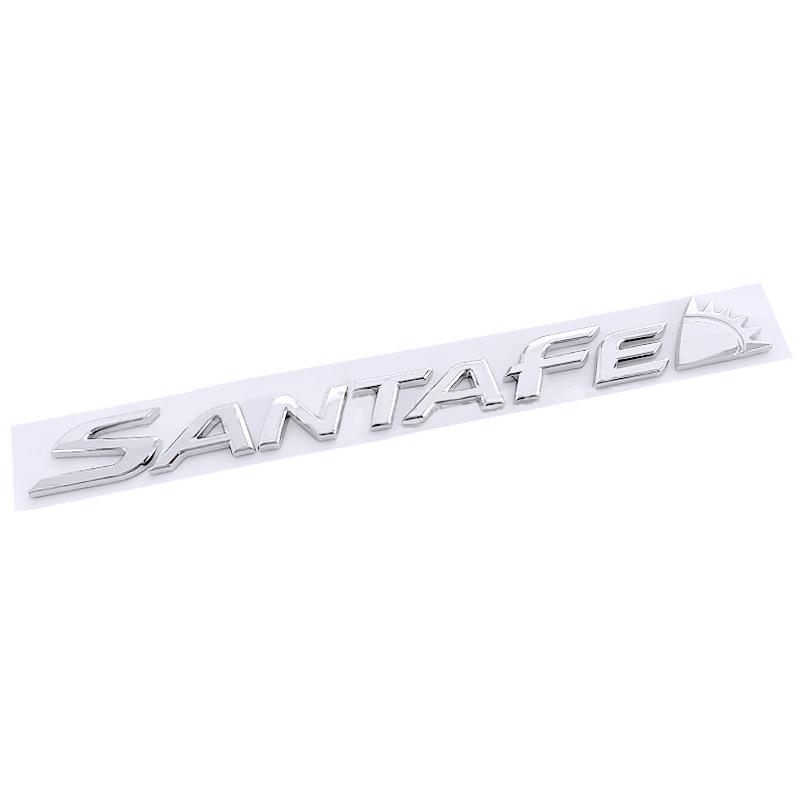 rlapg3 ABS Car Trunk Rear Badge Sticker for Hyundai ELANTRA SANTAFE TUCSON SONATA Logo Auto Decal Emblem Exterior Accessories