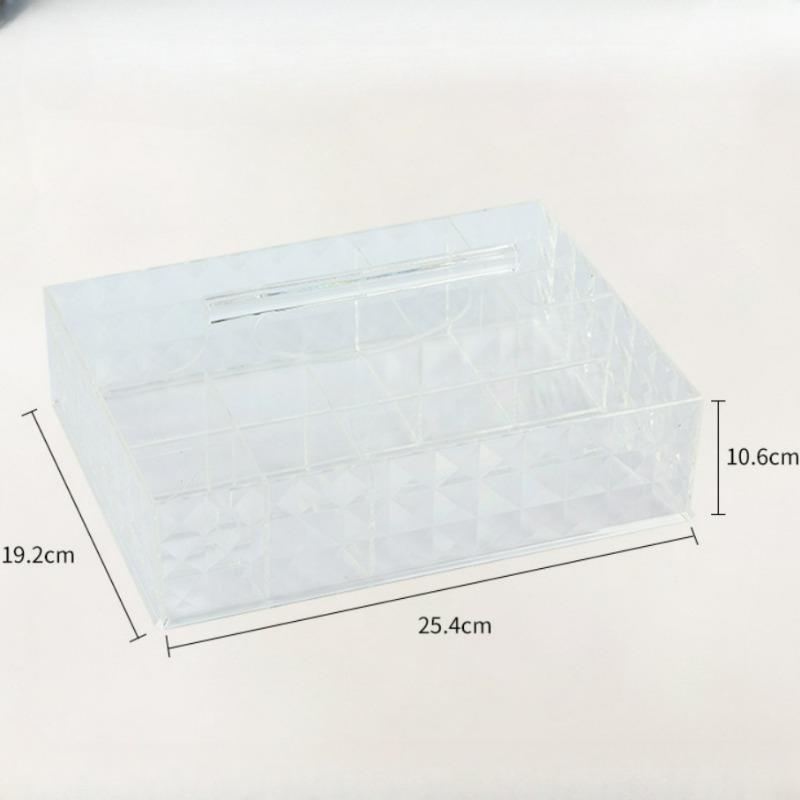 Прозрачный ящик для хранения косметики, ящик для рабочего стола, средства по уходу за кожей, комод, губная помада для общежития, акриловая полка для хранения