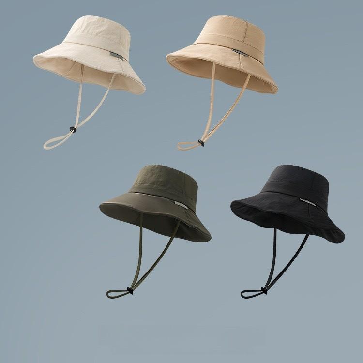 Outdoor Sun Protection Hat For Men Women With Wide Brim Breathable Ice Silk Summer Cap