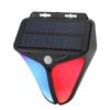 Solar Warning Light IP65 Waterproof 129db 4 Modes Warning Lamp for Yard Orchard Railings