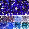 Blue Series Glass Crystal Flat Bottom Diamond, Nail Art Diamond Rhinestone Diy Mobile Phone Case Violent Bear Beauty Jewelry Accessories