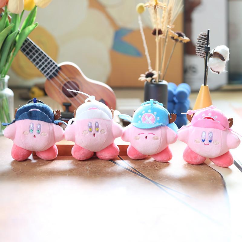 Cuddly Pink Kirby Plush Keychain Soft And Adorable Bag Charm For Backpacks