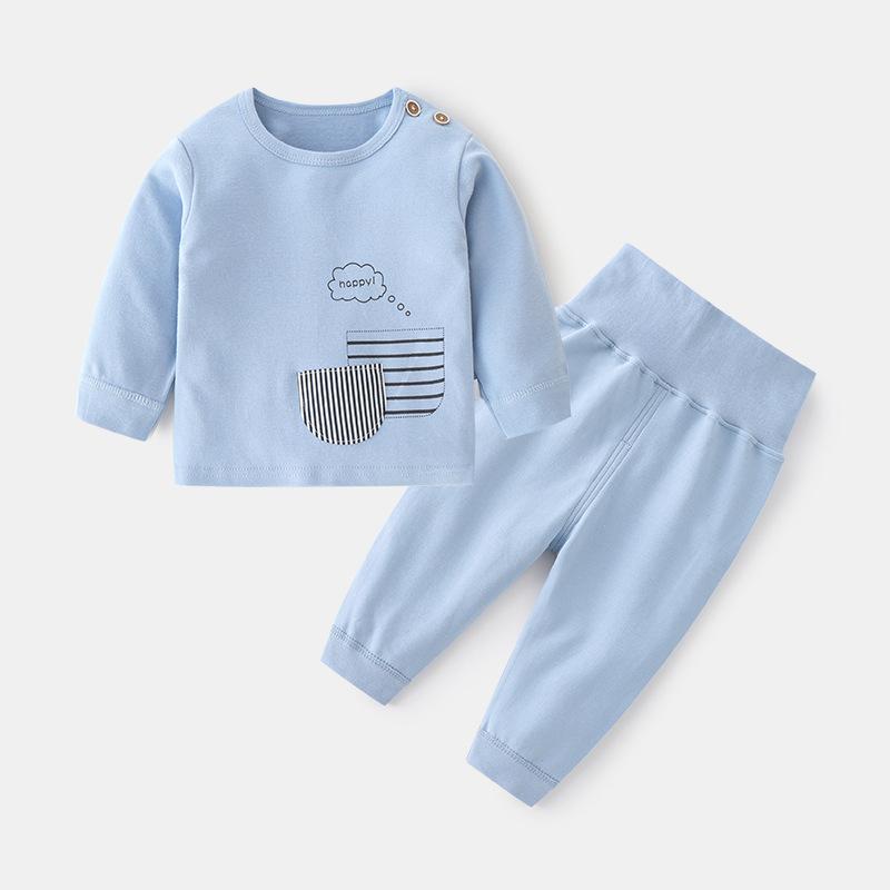 Children's Winter Clothing Baby Boy Set Autumn Newborn Underwear Set Cotton Baby Girls Pajamas Home Clothes