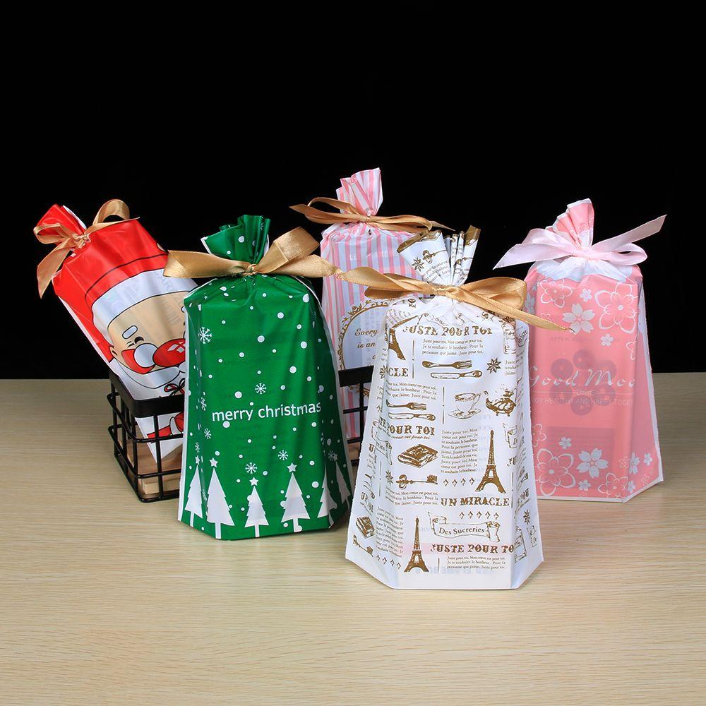 5 шт. Свадебная вечеринка Санта-Клаус Олень мыло ручной работы подарочные пакеты рождественский декор конфетная упаковка шнурок