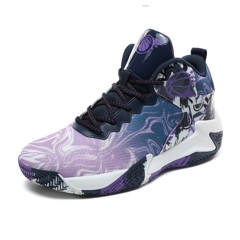 Баскетбольная обувь, настоящие спортивные кроссовки для бега, мужская молодежная нескользящая амортизирующая тренировочная обувь с воздушной подушкой