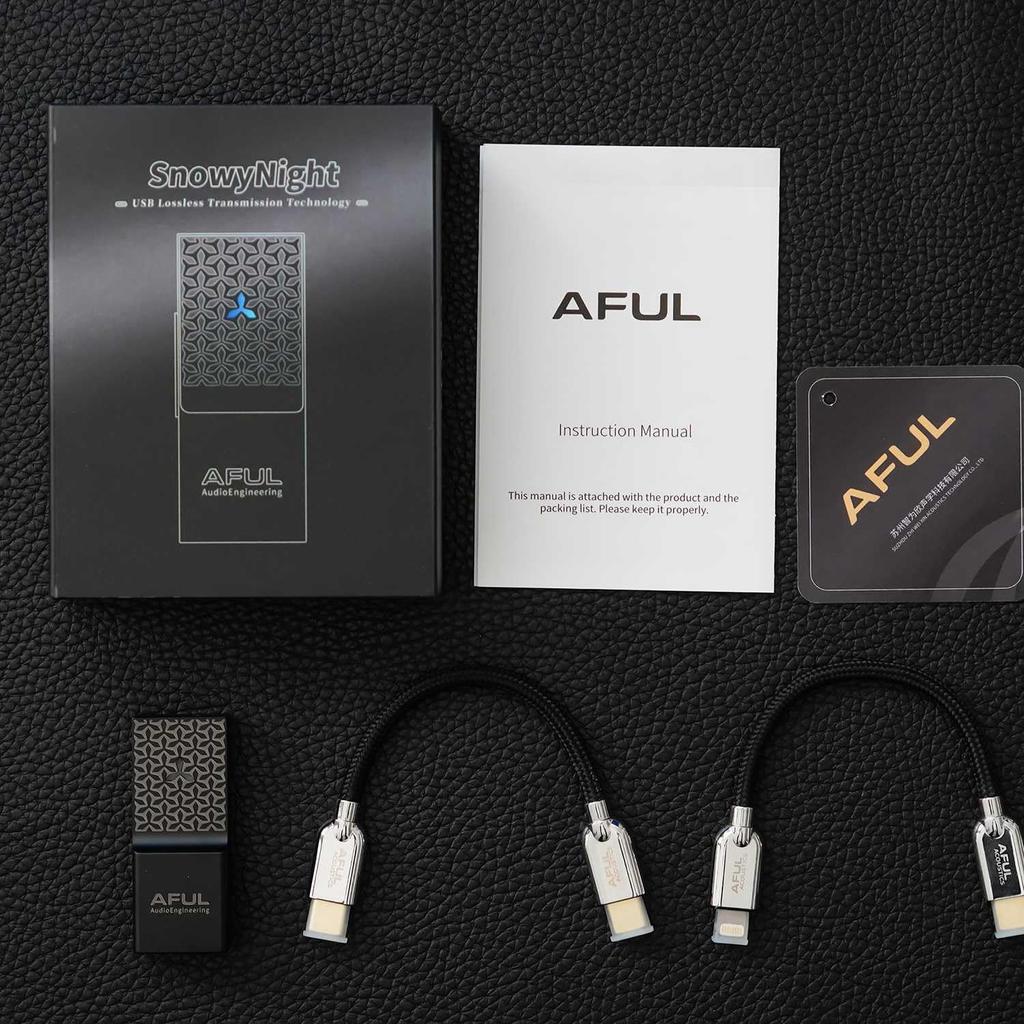 HiFiGo AFUL SnowyNight Портативный USB ЦАП и усилитель, Двойной ЦАП-чип CS43198 Усилитель с невероятно низким искажением (молниеносный)