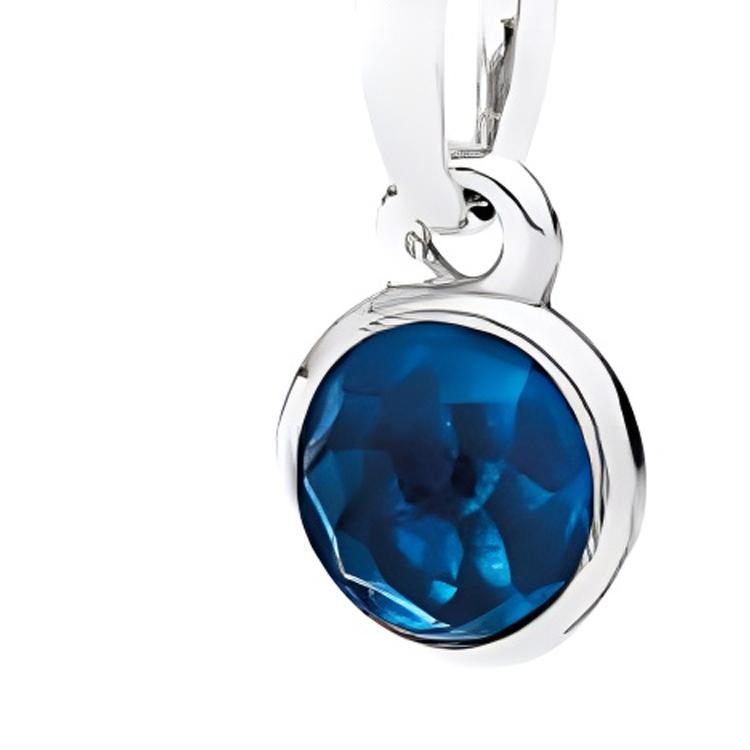 Pandora Round Gemstone Pendant Women pendant Silver 390396NLB