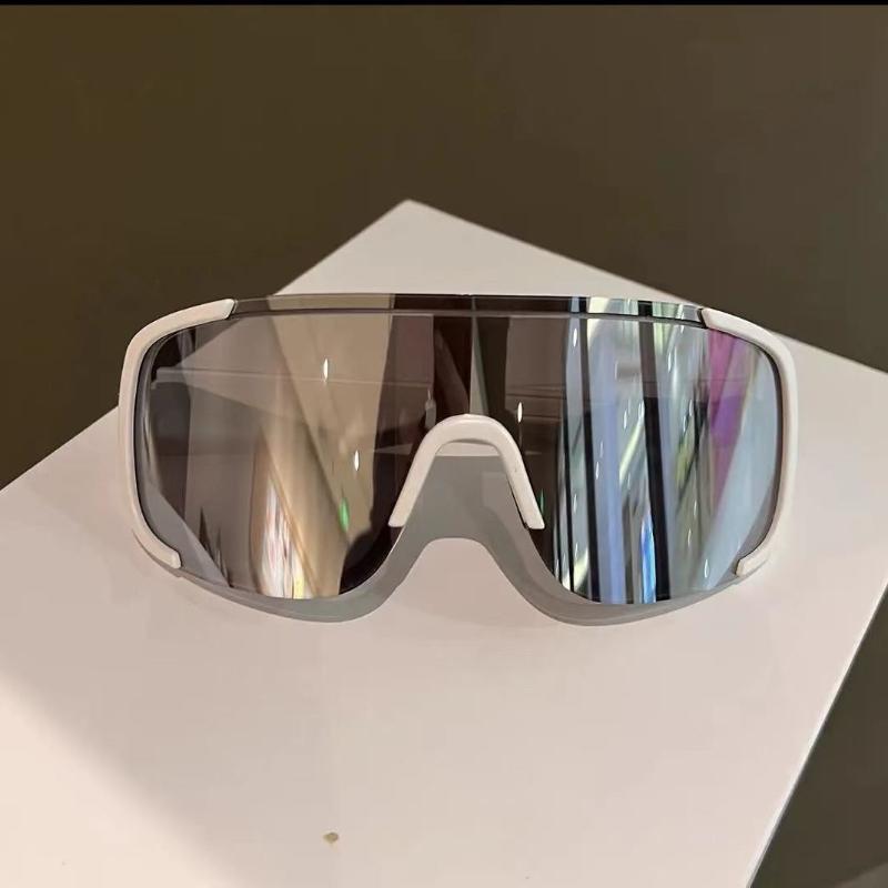 Large Frame Windproof Glasses for Men Women Fashionable Blue Light Protection Anti Glare Surround Design