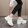 QRJ02 2024 Spring/Summer Women's Trendy Mesh Dad Shoes: Breathable Thick-Soled Sneakers
