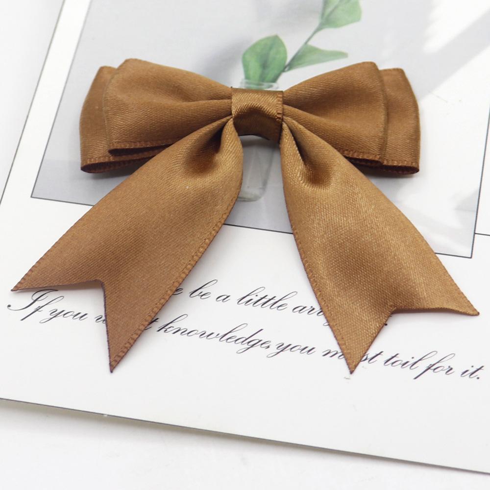 2,5 см полиэстер с двойным ласточкин хвостом бант на талию сделай сам цветок ручной работы