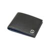 Gucci Silver Logo Long Folded Lychee Grain Leather Wallet Men Wallet Black Blue 611229-CAO2N-1040