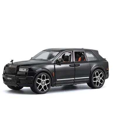 Литая металлическая игрушечная машинка 1/20 для внедорожника Rolls-Royce Cullinan, внедорожная модель автомобиля из сплава, имитация звука и света, игрушка для детей