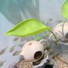 Frog Habitat Leaf 3Pcs/set Suction Cup Betta fish resting leaves Simulated Leaves Reptile Resting Supplies for Turtle Terrace