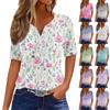 Футболки для женщин, плиссированные, с квадратным вырезом, нарядные, повседневные, блузки с принтом, с коротким рукавом, летние топы свободного кроя