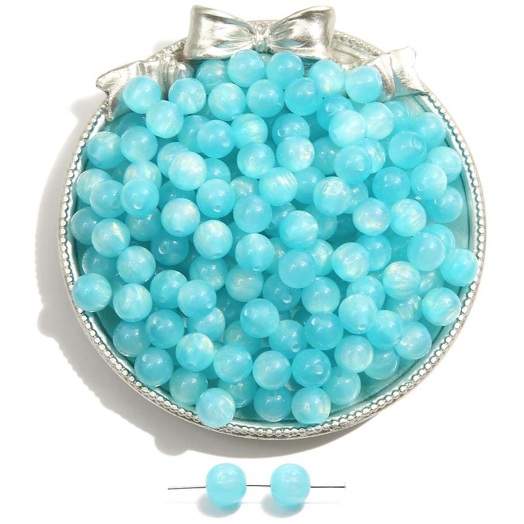 10-50 шт., бусины из смолы ручной работы, золотая фольга, бусины «кошачий глаз» для ожерелья, браслета, сережек, изготовления ювелирных изделий, бусины