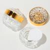 1 шт. Роскошная стеклянная банка для крема для лица с бриллиантами, 50 г, с крышкой, акриловая косметическая банка, контейнер для крема, лосьона, дорожный флакон для лосьона