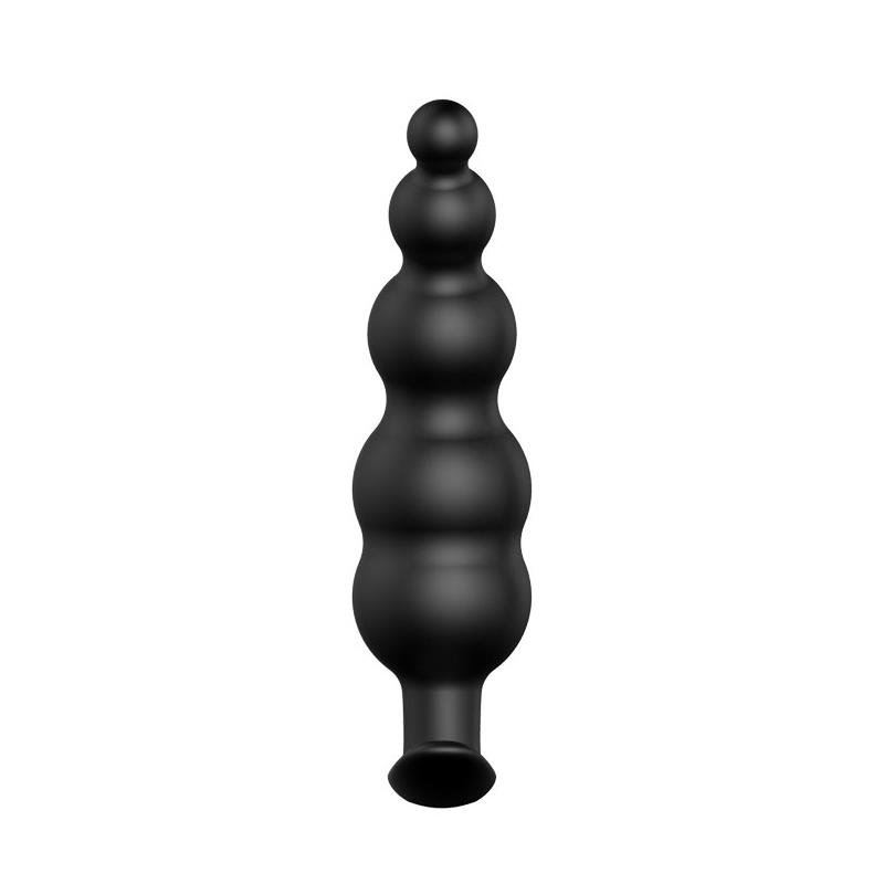Anal Plug Silicone Bubbles Black