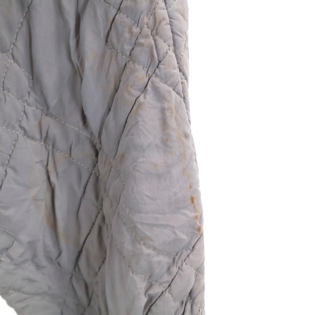 REFRIGIWEAR 50s Lightning Zip Vintage Quilted Jacket M Ice Gray System Men's Used