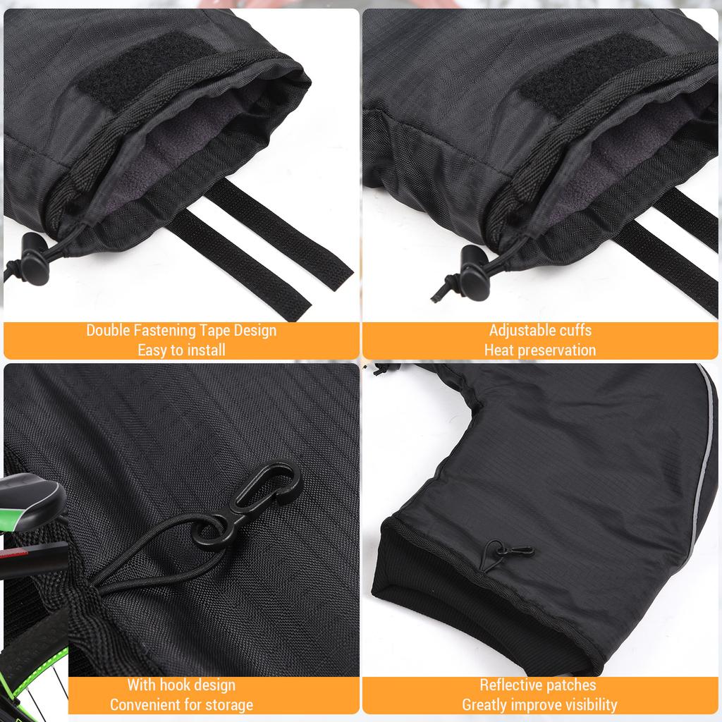 Велосипедные перчатки гелевые без пальцев для горного велосипеда, шоссейные велосипедные перчатки, ветрозащитные теплые велосипедные перчатки