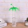 5 Pcs Coconut Drink Cup Birthday Party Cups Water Straw Tree Tropical Bottle Palm Table