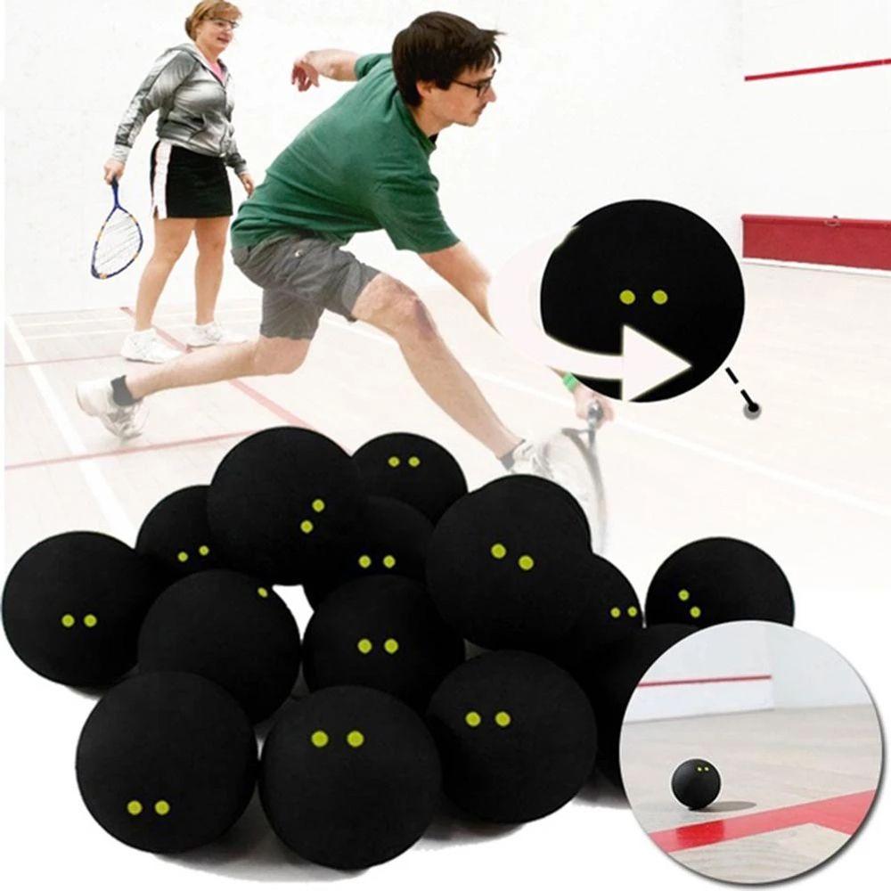 Dot Rubber Balls Competition Squash Two-Yellow Dots Squash Ball Low Speed Ball Training Squash Ball