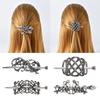 Hair Accessories Barrette Knot Metal Hair Stick Hair Slide Celtic Hairpins Viking Hair Clips