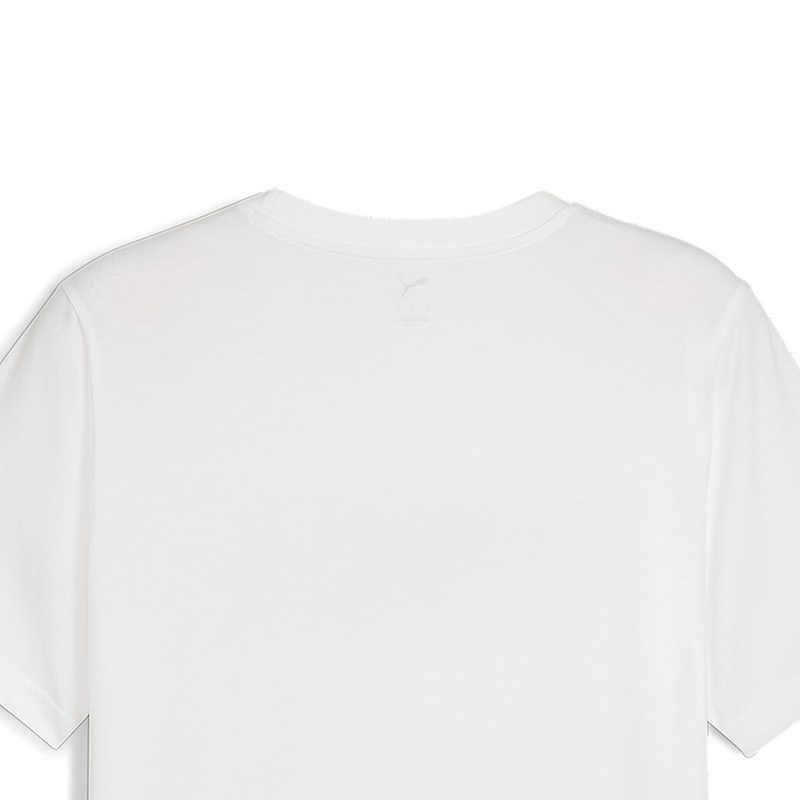 Puma Футболки Мужские Белые С Круглым Вырезом Умеренный Прямой Крой 688945-02