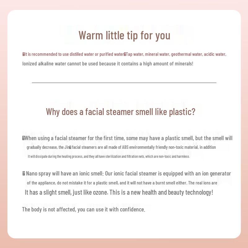 Jindao Nano Hot Mist Facial Steamer
