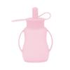 Silicone Food Bags for Toddlers Fruit Puree Squeeze Bag Reusable Food Pouches BPA Free Homemade Puree Storage Pouch with Straw Handles