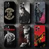 Мягкий чехол для телефона Sons Of Anarchy для iPhone 16 16E 17 Air 15 Pro Max 14 Plus 13 Mini 11 12 7 Черная задняя крышка